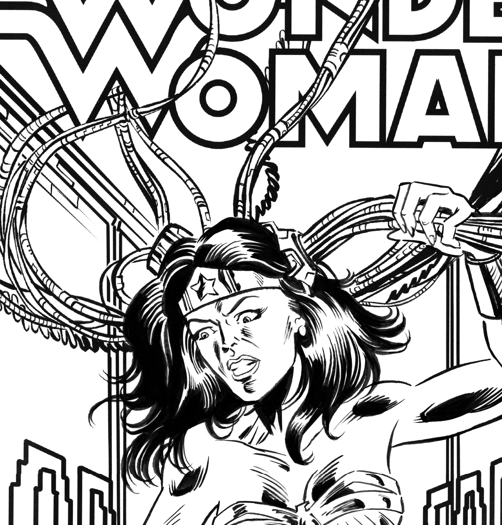 Wonder Woman commission plus other things