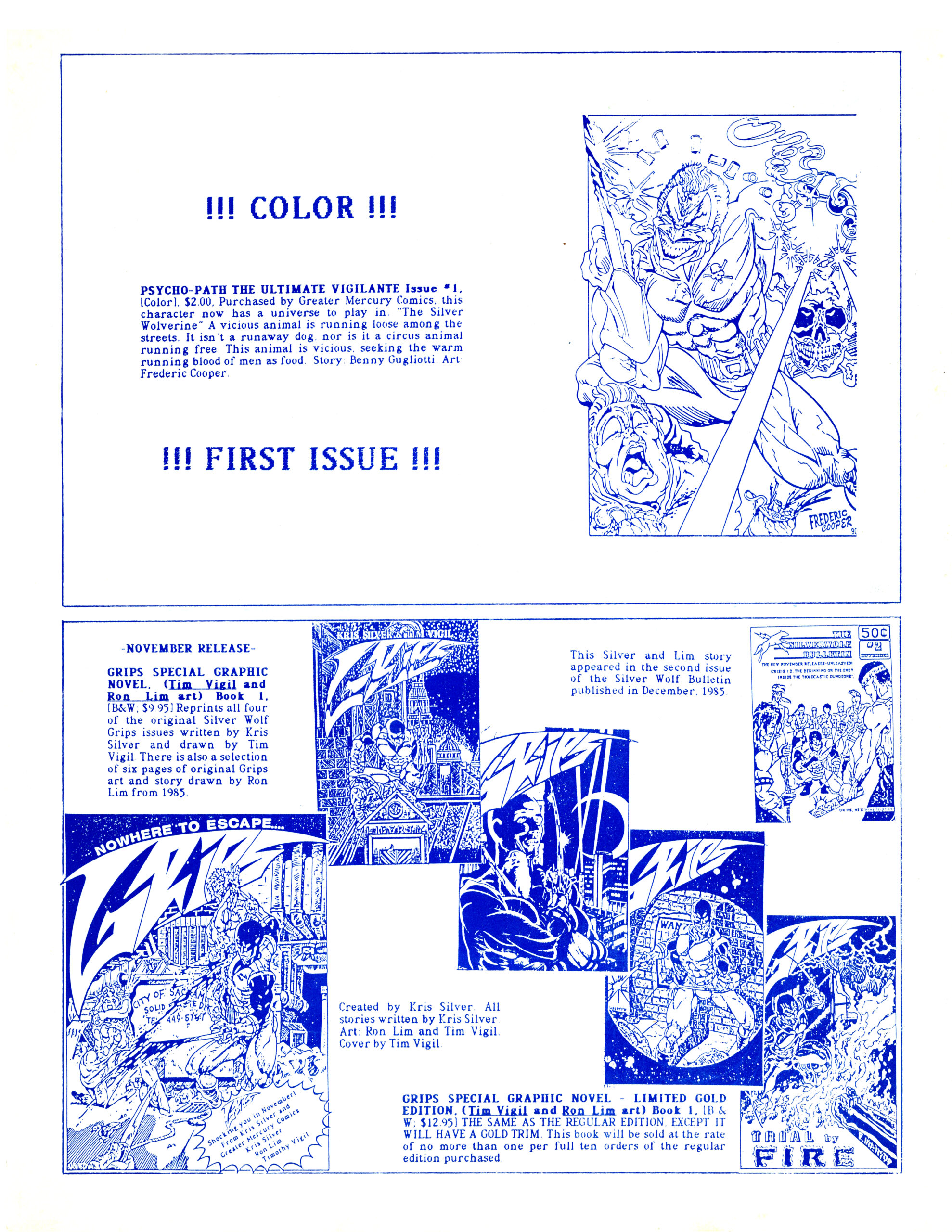 Greater Mercury Comics Archive