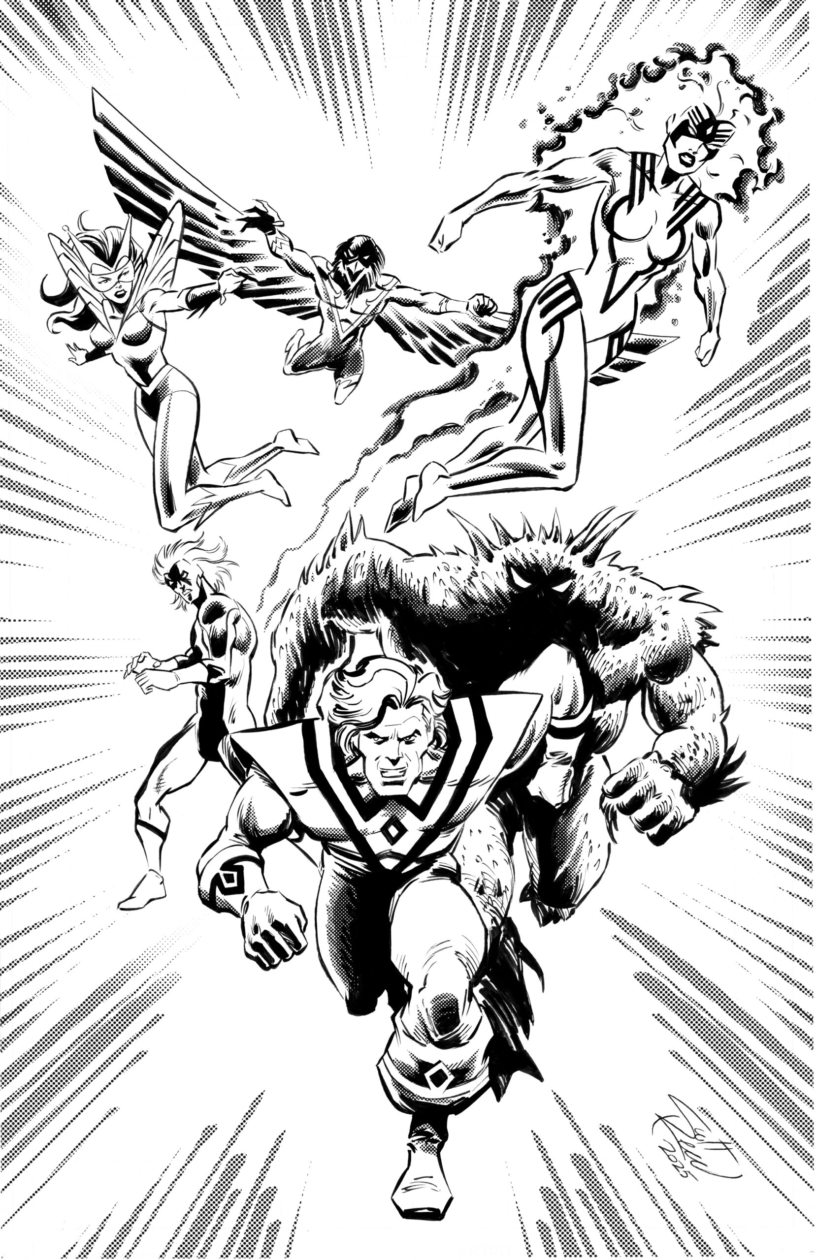 Dave Cockrum’s Futurians Homage