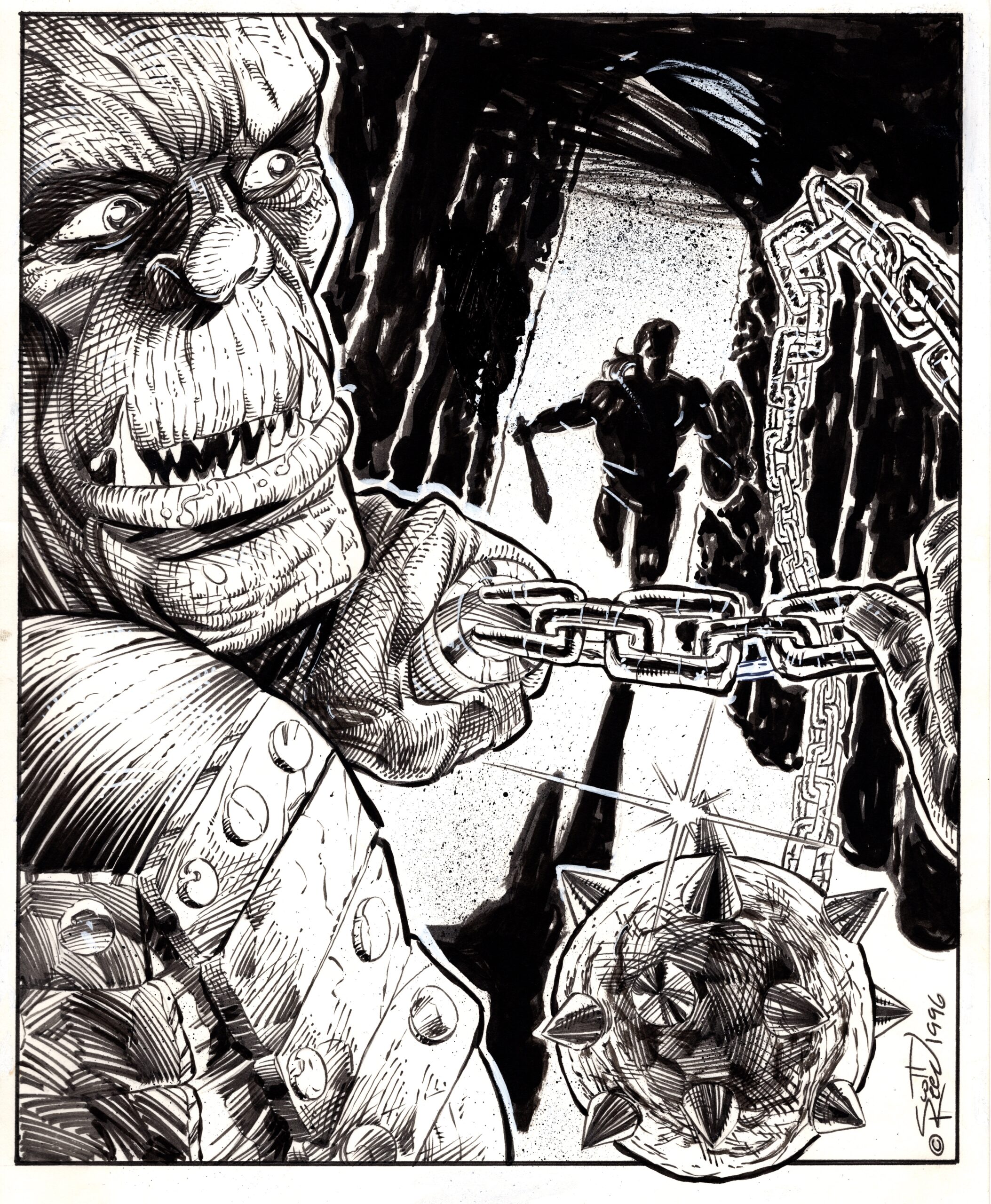 Old D&D and Star Trek Art and New Commissions