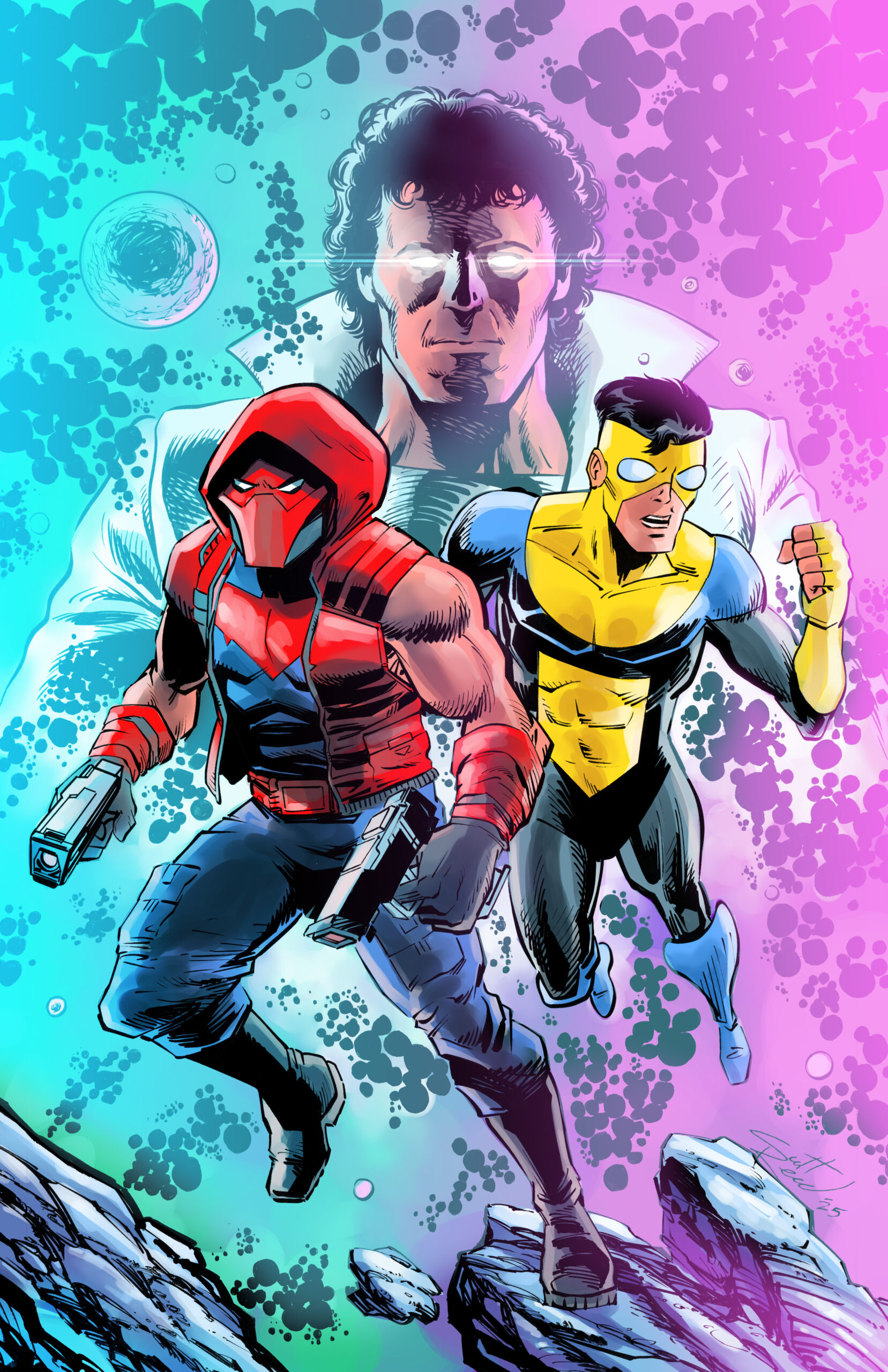 The Beyonder, Red Hood and Invincible walk into a bar….