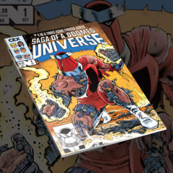 SAGA OF A DOOMED UNIVERSE #1 COVER B (2023) BY SCOTT REED, SIGNED