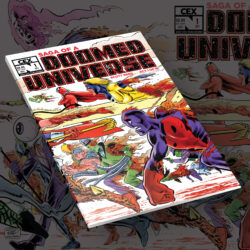 SAGA OF A DOOMED UNIVERSE #1 COVER VARIANT E (2023) BY SCOTT REED, SIGNED